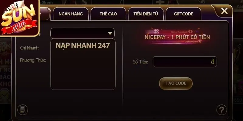 Nạp Tiền Sunwin Hướng Dẫn Giao Dịch Chuẩn Xác Nhanh Chóng 10 Sunwin Nạp tiền Sunwin bằng năm kênh giao dịch phổ biến