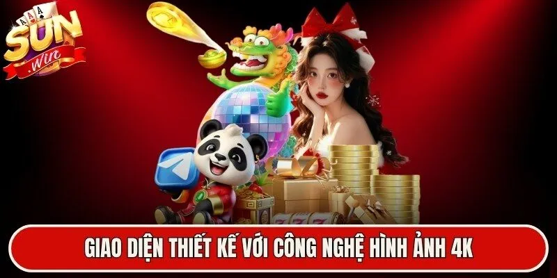 Giao diện thiết kế với công nghệ hình ảnh 4K