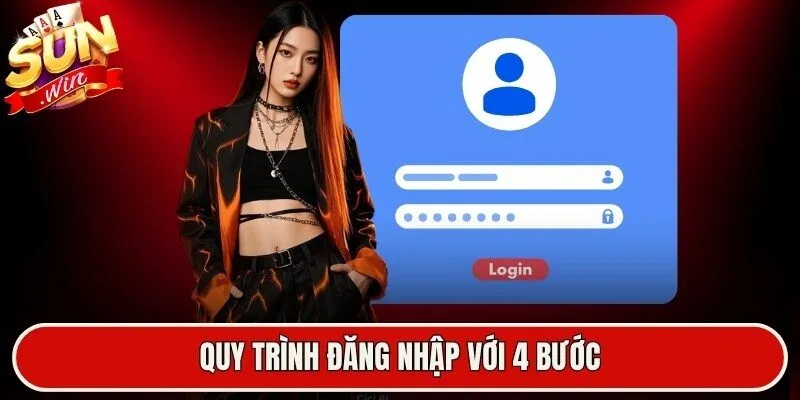 Quy trình đăng nhập với 4 bước